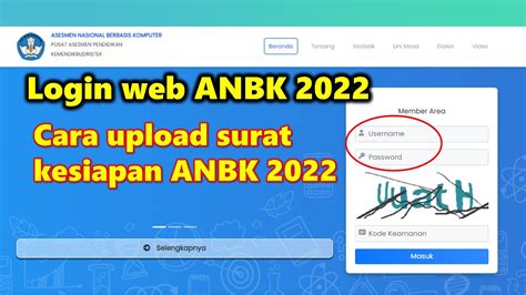 Login Web Anbk 2022 Cara Isi Data Dan Upload Surat Kesiapan Anbk 2022