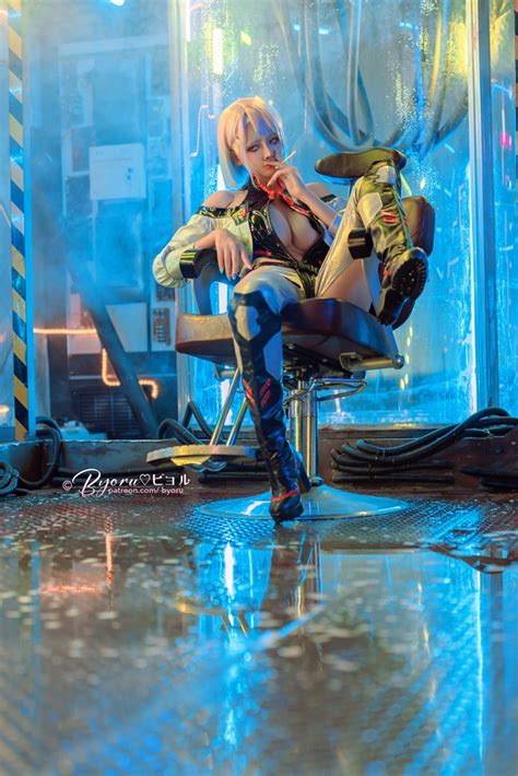 Byoru Lucy Cyberpunk Edgerunners Set Set Cosplay Leaked Celeb Jihad Explosive