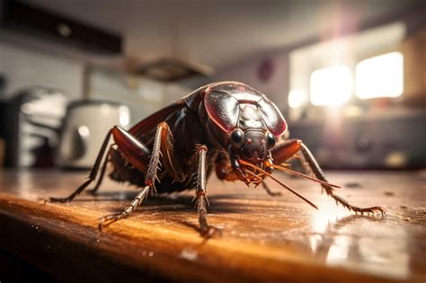 Premium Ai Image Cockroaches Invading The Home Kitchen Concept Eliminate Cockroach In Kitchen