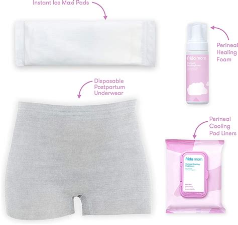Buy Frida Mom Postpartum Recovery Essentials Kit Includes Disposable Underwear Ice Maxi