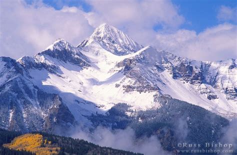 San Juan Mountains Colorado Winter Peak San Juan Mountains