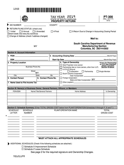Pt 300 Sc 2019 Fill Out And Sign Printable Pdf Template Signnow