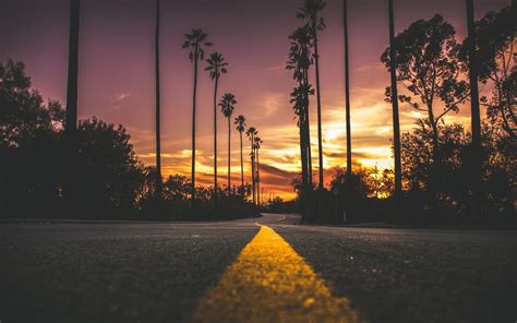 Sunset Road Wallpapers Top Free Sunset Road Backgrounds Wallpaperaccess