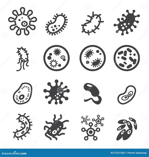 Bacteria Icon Vector From Bioengineering Collection Thin Line Bacteria Outline Icon Vector