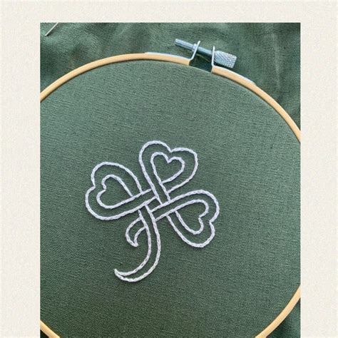 Shamrock Embroidery Design Etsy
