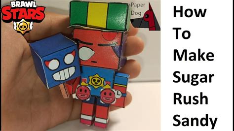 How To Make Paper Sugar Rush Sandy Papercraft Toy Papercraft Brawl