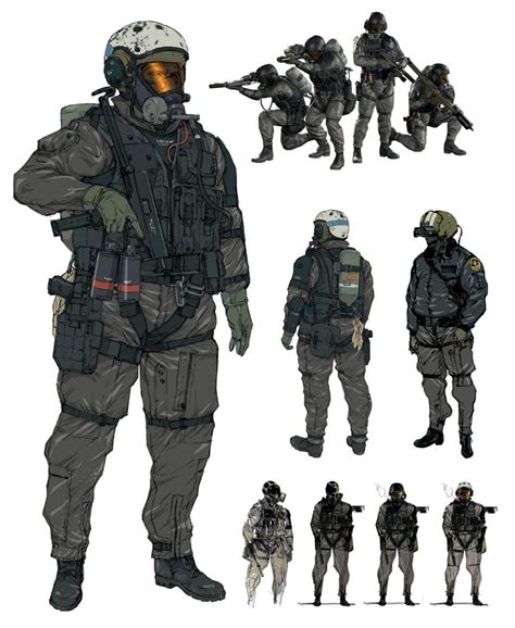 Arte De Soldados Xof Metal Gear Solid V Galeria De Arte Metal Gear