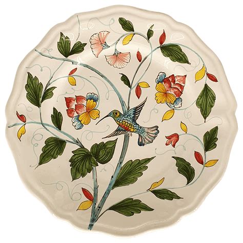 Birds Plates Handpainted Ceramic Plates Bp02 Les Ottomans