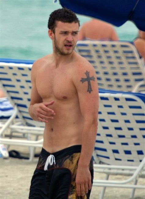Justin Timberlake Sweaty And Shirtless Naked Male Celebrities