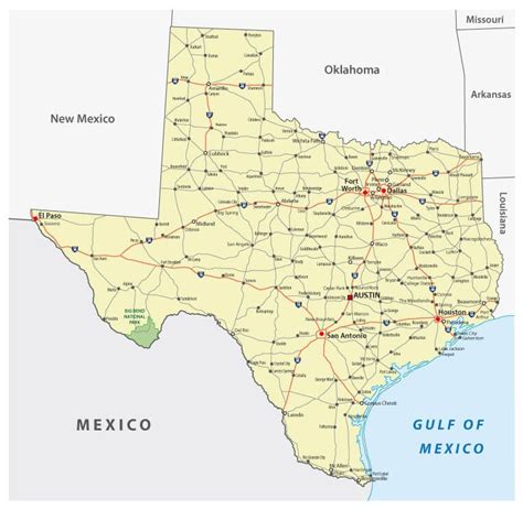 Mapa De Texas Con Nombres All In One Photos