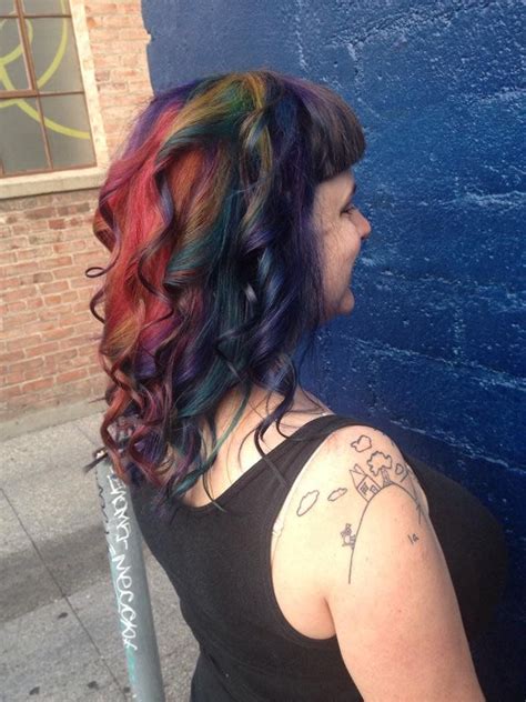 101 Real Girls Who Dare To Rock Rainbow Hair Wild Hair Color Bad Hair
