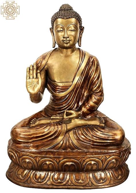 67 Handmade Dharmachakra Pravartana Buddha Brass Statue Made In