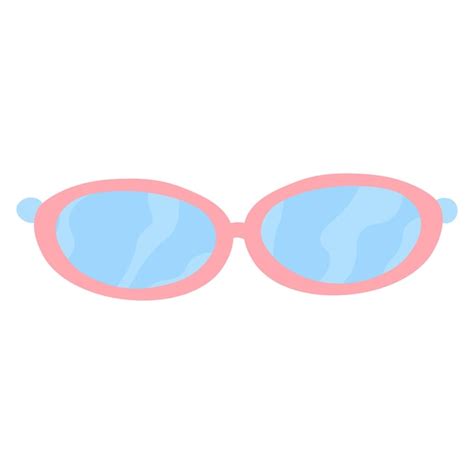 Gafas De Vista Ovaladas Azules Con Montura Rosa Gafas Vintage De