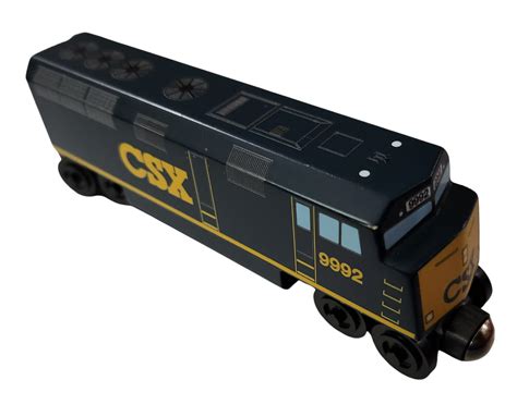 Wooden Whittle Shortline Railroad Csx Blue F40 Diesel 9992 Locomotive