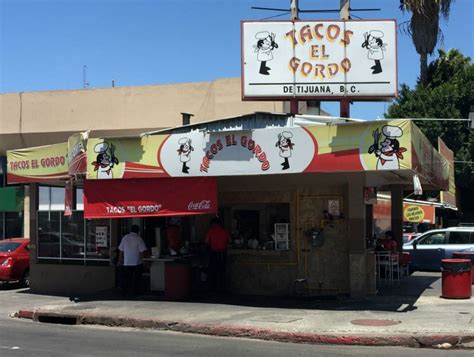 Tacos El Gordo Tijuana Mexico