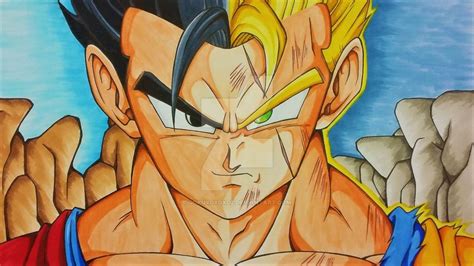 Drawing Goku Ssj Vs Frieza Full Power Dragonball By Gokuxdxdxdz On Deviantart Dragon Ball Art