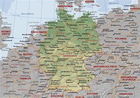 La Geografia Della Secondab La Germania