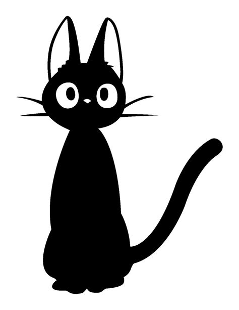 Kikis Delivery Service Jiji Cat Vinyl Decal Art For Cars Windows