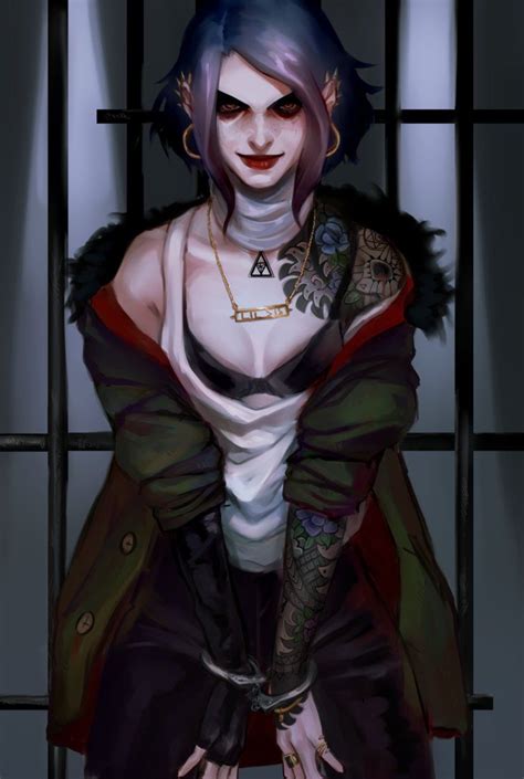 Prisoner By Emilyena Character Art Fantasy Art Female Characters