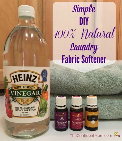 Simple DIY 100 Natural Laundry Fabric Softener The Confident Mom