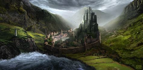 Irish Castle By Klaudia Bezak Rimaginarycastles