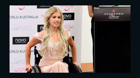 Contestant In A Wheelchair Is A First For Miss Australia Pageant Cnn
