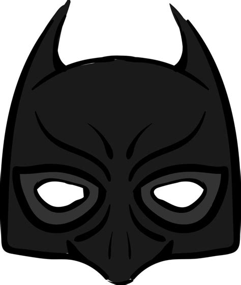 Batman Mask Illustration Vector On White Background 16344715 Vector