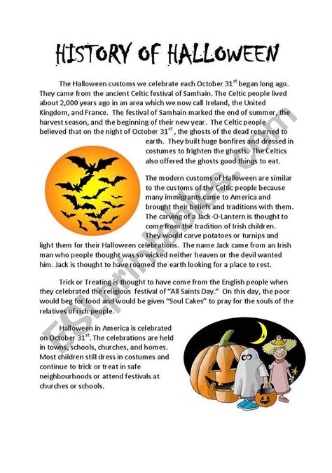 A Short Story On The History Of Halloween With A Few Questions About