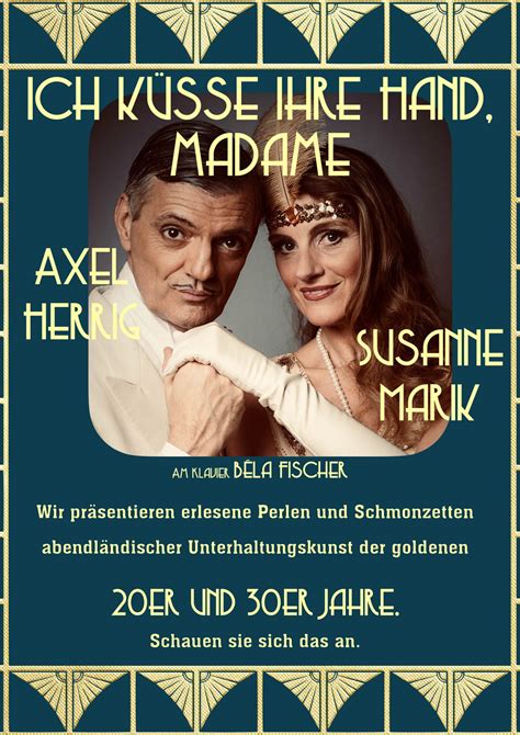 Ich Küsse Ihre Hand Madame Susanne Marik