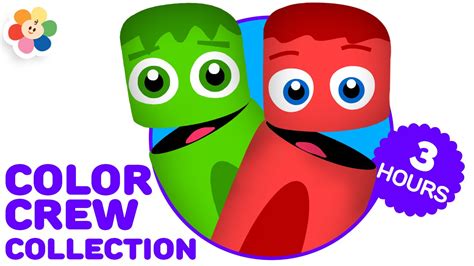 Color Crew Collection 3 Hours Best Color Learning Videos For Kids