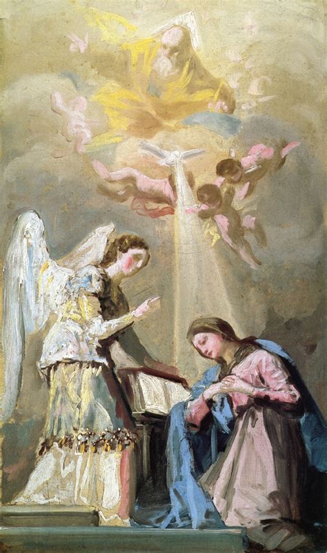 La Anunciación C 1785 Francisco De Goya