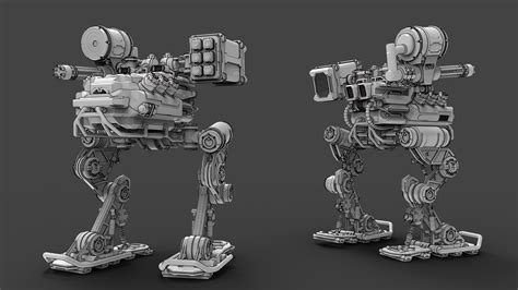 Zbrush Mech By Romegar On Deviantart