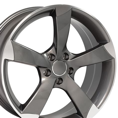 19x85 Wheel Fits Audi Volkswagen Audi S4 Style Gunmetal Rim Wmach