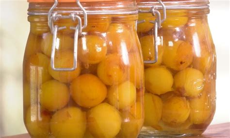 Recette Bocaux de mirabelles au sirop et à l eau de vie
