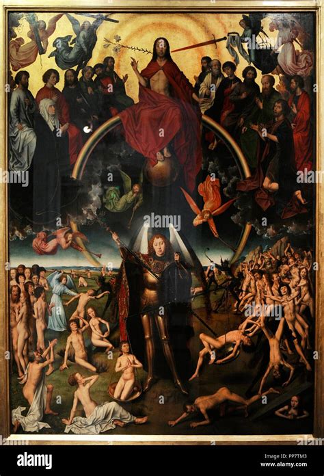 The Last Judgment Late 1460 Triptych By German Painter Hans Memling