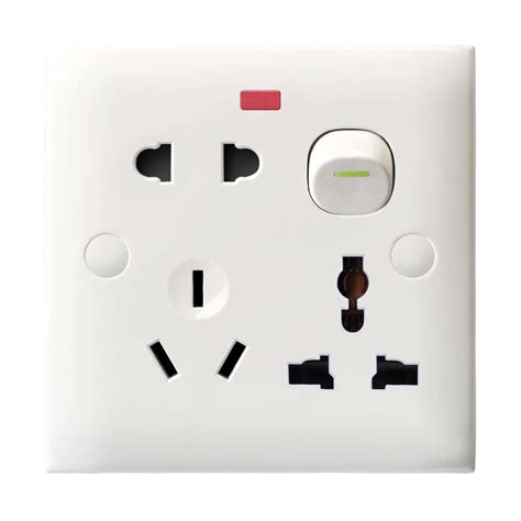 6 Pin Multi Socket With Switch And Neon China Switch Socket And Multi