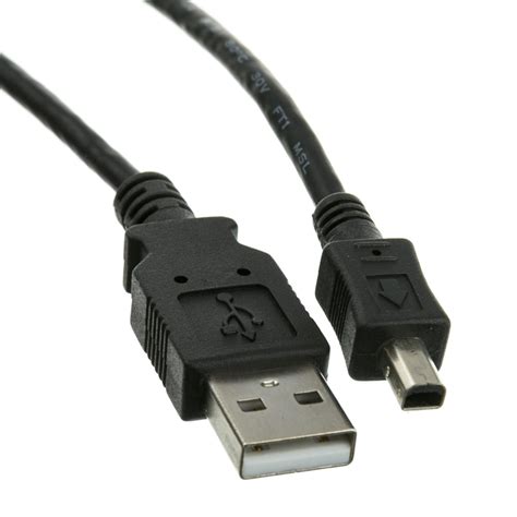 The usb type b plug fits into the usb type b receptacle on the printer or another. 6ft Digital Video Camera USB Cable, Type A to Mini B 4 Pin