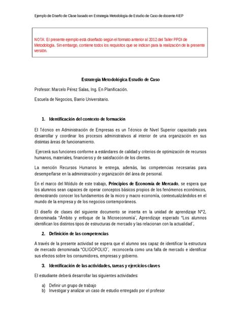 Ejemplo Estudio De Caso Pdf Monopolio Caso De Estudio