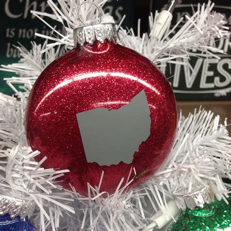 Holiday Christmas Tree Ornament Ohio State Buckeye Ohio Home Thedepot