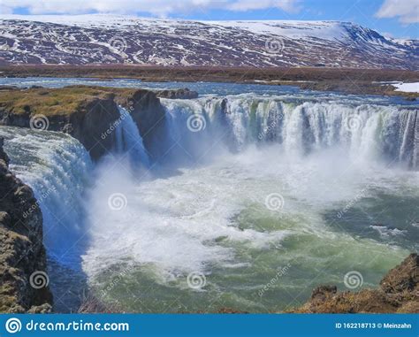Dettifoss Waterfall In Iceland Stock Image Image Of Rock Nature