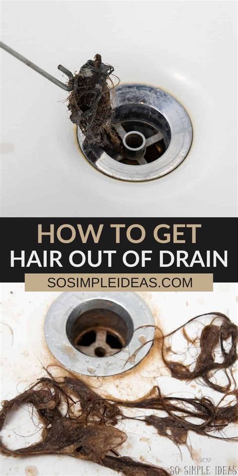 How To Unclog Drain Hair And Clear Drain In 2023 Unclog Drain Remove