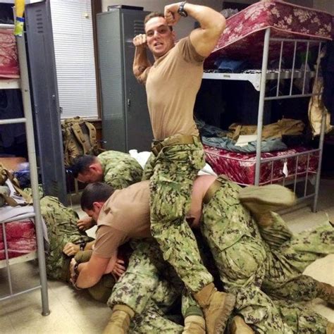 Sexy Muscular Military Men Playing In The Barracks Hot Army Men Men