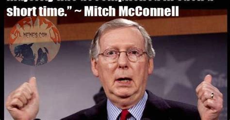 Mitch mcconnell's hand looks like he was trying to destroy a horcrux. mitch mcconnell is going viral for his alarmingly discolored hands — here's what twitter is saying. BRUTAL Meme Destroys Mitch McConnell For Surrendering to Obama