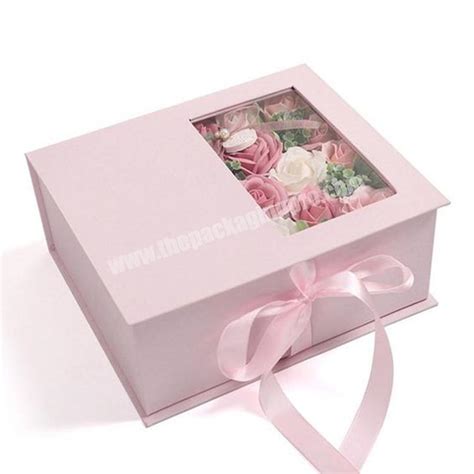 Luxury Cardboard Customized Rose Flower T Box