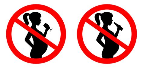 Do Not Drink Sign For Pregnant Women Stock Illustration Download