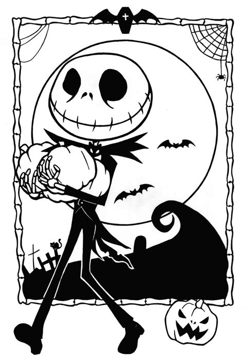 They are printable incredibles coloring pages for kids. Free Printable Nightmare Before Christmas Coloring Pages ...