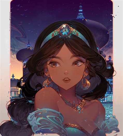Princess Jasmine Aladdin Fan Art 42705880 Fanpop