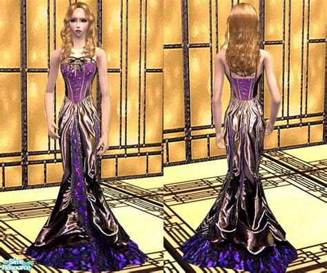 The Sims Resource Gothic Dress 3