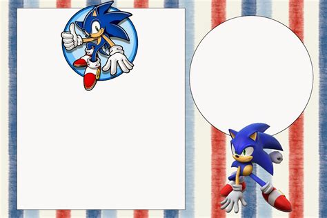 Sonic Free Printable Invitations Oh My Fiesta For Geeks