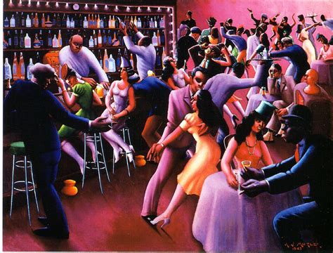 Saturday Night By Archibald J Motley Harlem Renaissance Archibald